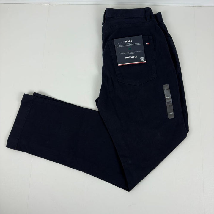 Translation missing: en.Tommy Hilfiger Men's Denton Straight-Fit 5-Pocket Chino Pants Desert Sky-33x30