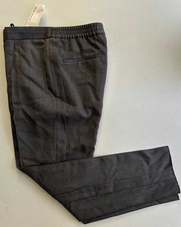 Translation missing: en.Boss Men's Hesten Peyson Straight FitVirgin Wool Pants Grey-Unfinished Hem-36R