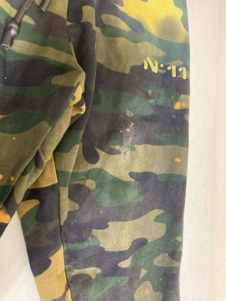 Translation missing: en.Eleven Paris Men's Acid Camo Fleece Jogger Destroyed in Acid Green Camo-Large