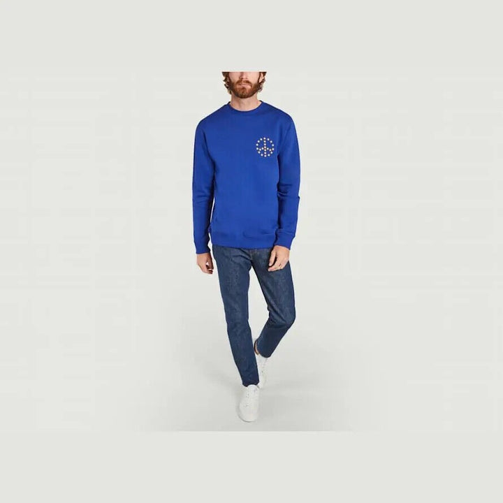 Translation missing: en.Etudes Men's 100% Organic Cotton Story Peace Blue Sweatshirt-Size XL