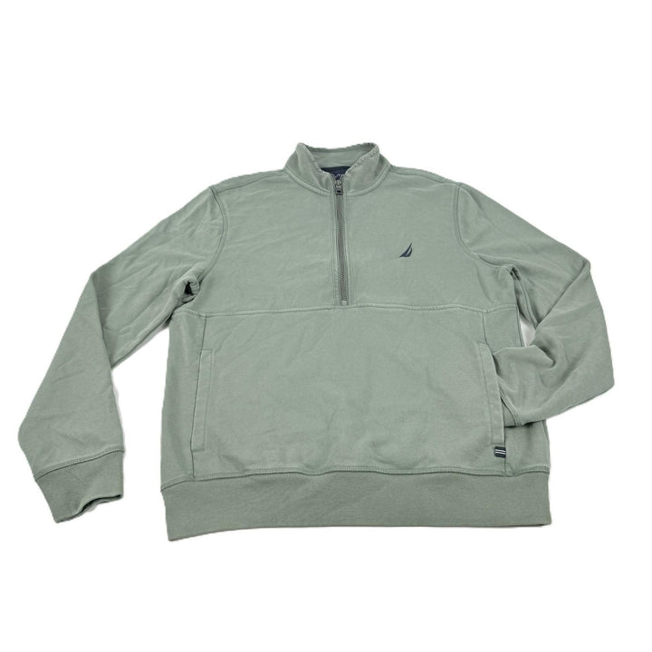 Translation missing: en.Nautica Men's Long Sleeve Half-Zip Sweatshirt Size XL Green Classic Fit