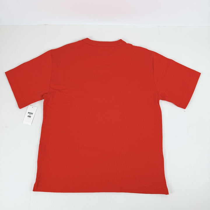 Translation missing: en.Mode of One Men's Relaxed-Fit All Cotton Pocket T-Shirt Fiery Red-Small