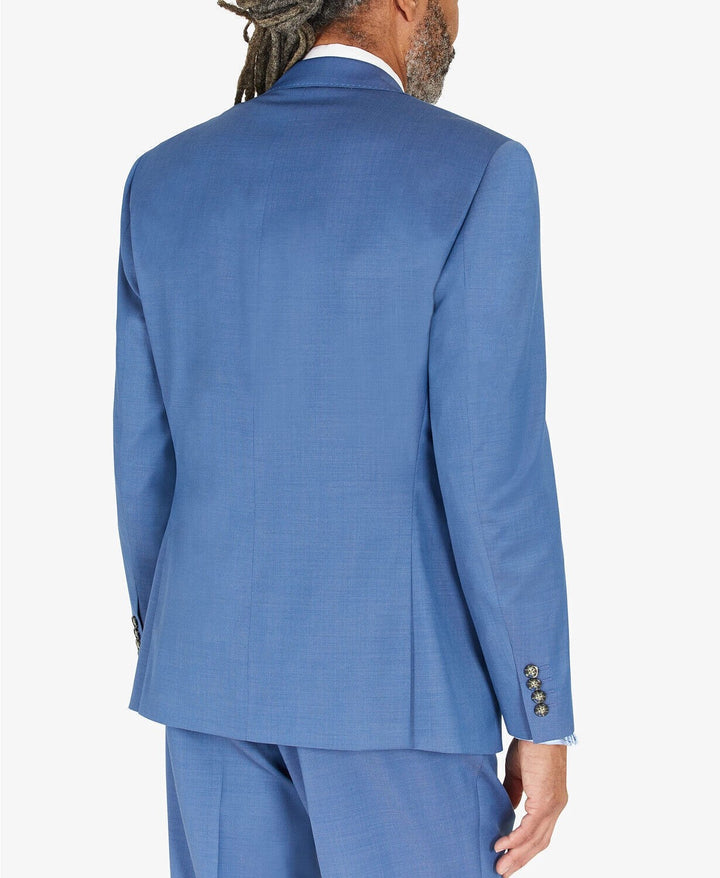 Translation missing: en.Tayion Collection Agordy Men's Blue Classic-Fit Wool Suit Separate Jacket-38R