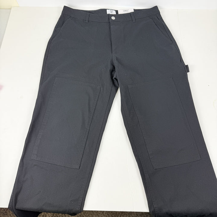 Translation missing: en.Mode of One Men's Twill Utility Pants 36X31 Deep Black Relaxed Stretch Fit