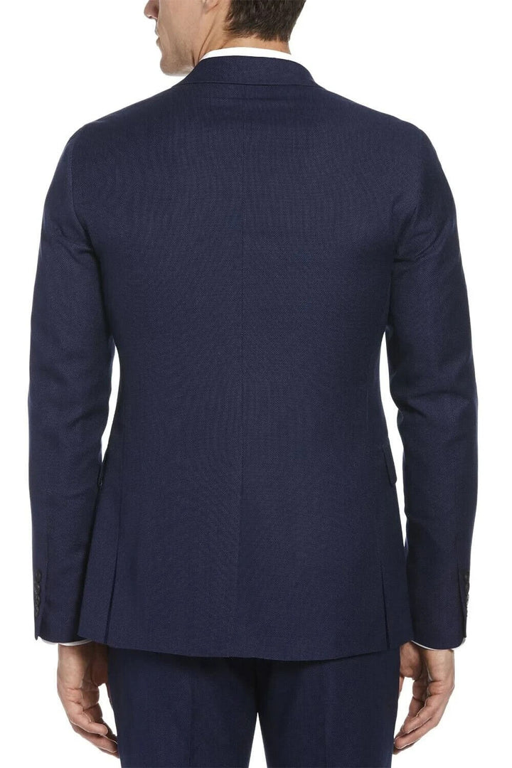 Translation missing: en.AX Armani Exchange Men's Modern-Fit Wool Pindot Blazer in Midnight Blue-38S