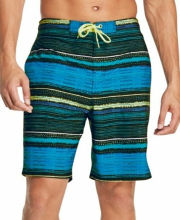 Translation missing: en.Speedo Men's Border Line Performance 20" E-Boardshorts in Blue Green-Medium