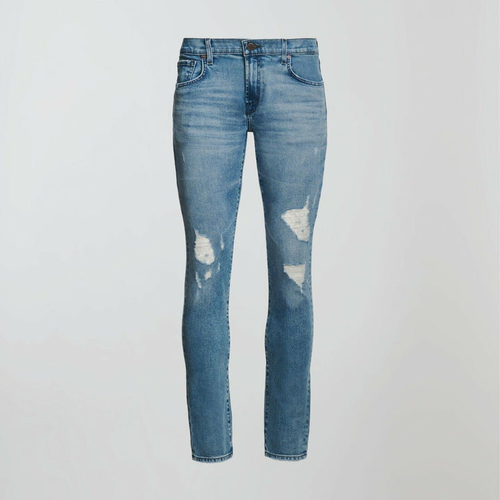 Translation missing: en.J Brand Men's Pima Cotton Tyler Slim-Fit Distressed Jeans - Ensykloped - Size 40