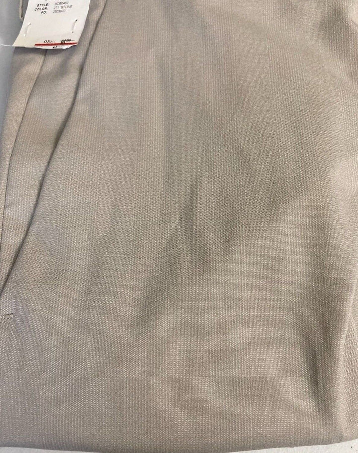 Translation missing: en.Kenneth Cole Reaction Mens Slim-Fit Stretch Heather Glen Plaid Pants Stone-34/34