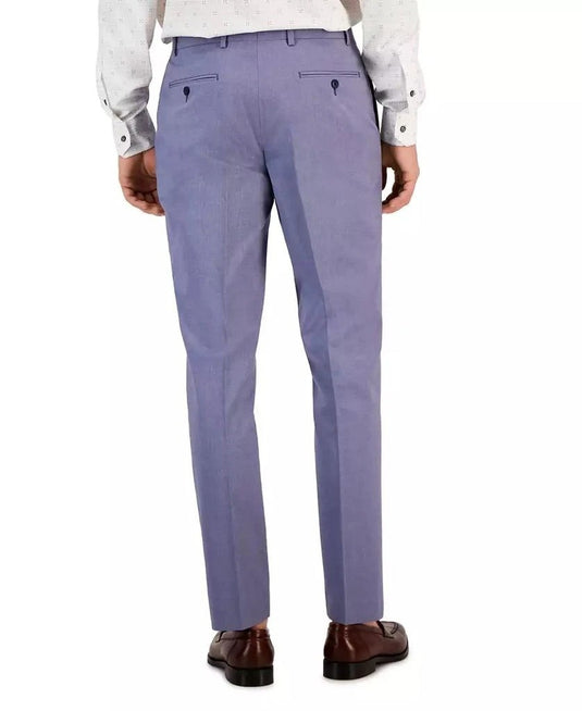 Translation missing: en.Tommy Hilfiger Dress Pants Men's 42x32 Blue Modern-Fit Th Flex Stretch Chambray