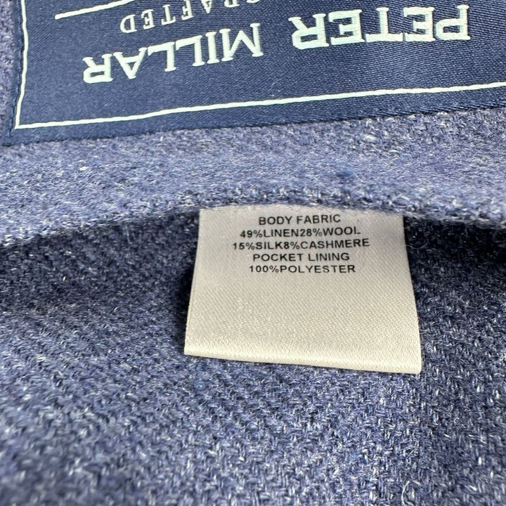 Translation missing: en.Peter Millar Mens Crown Crafted Solstice Tailored Chore Coat Blue MS24XZ67-Large