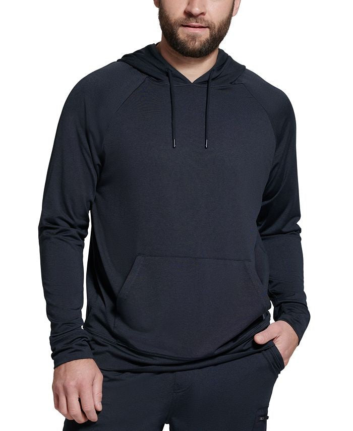 Translation missing: en.Bass Outdoor Men's Summit Mélange Jersey Hoodie in Black-Medium