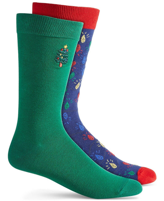Translation missing: en.Hot Sox &amp; Club Room Mens 3 Pair Holiday Socks Assorted Colors-6.5-12.5