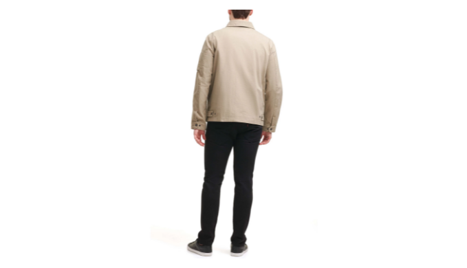 Translation missing: en.Levi's Men's Cotton Canvas 3-Pocket Mechanics Jacket in Stone-Size Small