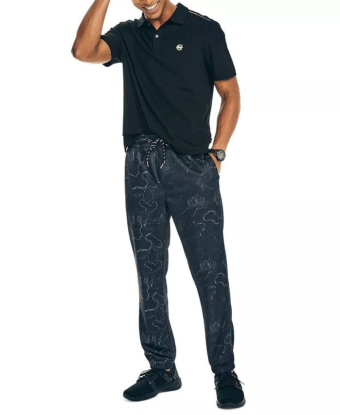 Translation missing: en.Nautica Mens Competition Sustainably Crafted Performance Joggers True BlackSmall