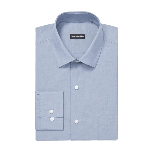 Translation missing: en.Van Heusen Mens Dress Shirt Regular Fit Stain Shield Stretch Blue-17-17.5 32/33