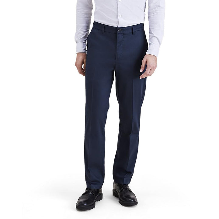 Translation missing: en.Dockers Big &amp; Tall Signature Khaki Pants Navy 50x32 Classic Fit Stain Defender