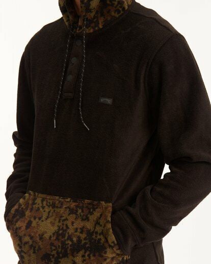 Translation missing: en.Billabong Men's A/DIV Furnace Anorak Sweatshirt in Black-Size Medium