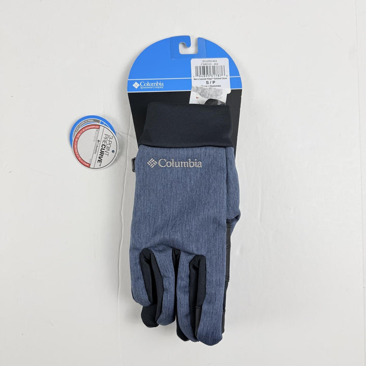 Translation missing: en.Columbia Men's Cascade Ridge Softshell Glove, Collegiate Navy Heather, Small