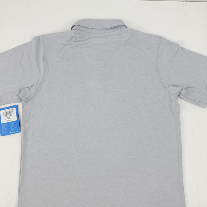Translation missing: en.Columbia Men's Carter Short Sleeve Performance Crest Polo Grey-Small