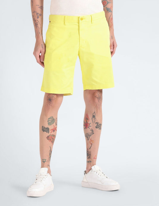 Translation missing: en.Tommy Hilfiger Men's Brooklyn 1985 9" Shorts - Yellow Tulip-30W