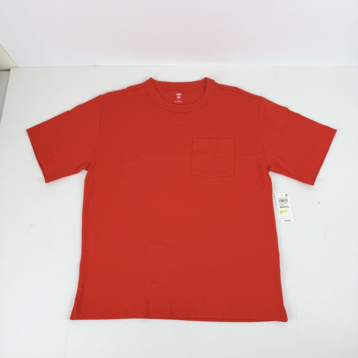 Translation missing: en.Mode of One Men's Relaxed-Fit All Cotton Pocket T-Shirt Fiery Red-Small