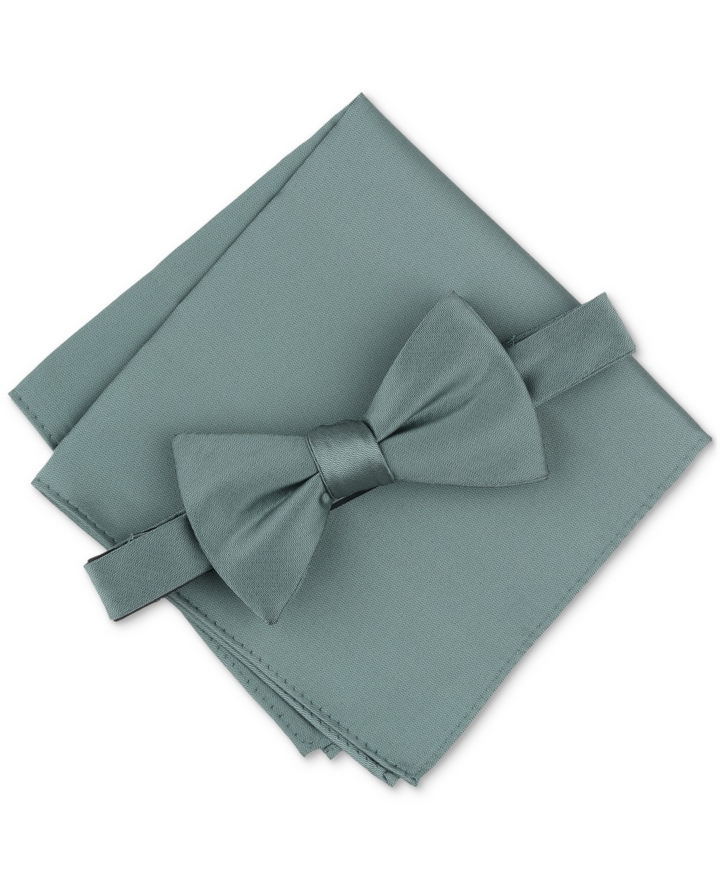 Translation missing: en.Alfani Men's Textured Bow Tie &amp; Pocket Square Set Wedding Formal Volume Pricing