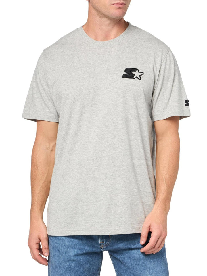 Translation missing: en.Starter Men's Classic-Fit Embroidered Logo Graphic T-Shirt - Heather Grey-Small