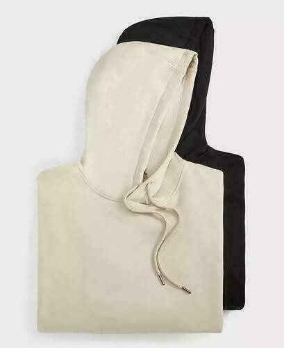 Translation missing: en.Mode of One Men's Relaxed-Fit Fleece Hoodie Ebony Grey-XL