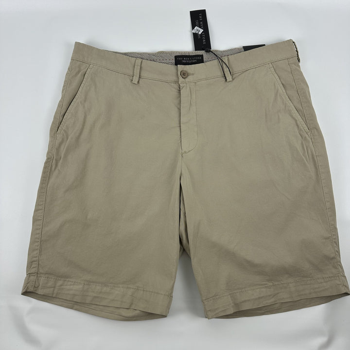 Translation missing: en.The Men's Store at Major Dept Store Twill Regular Fit Shorts Stone-36