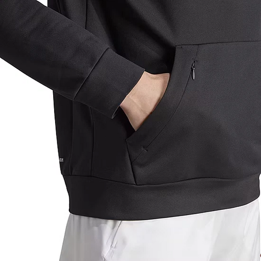 Translation missing: en.Adidas Men's Game &amp; Go Camo Big Logo Training Fleece Hoodie - Black/Grey-2XL
