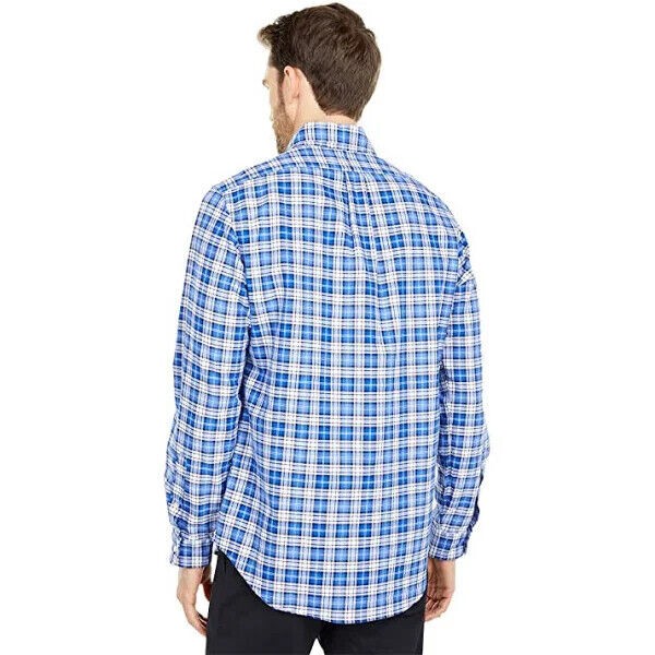 Translation missing: en.Polo Ralph Lauren Classic Fit Oxford Shirt in Blue Mini Check-Small