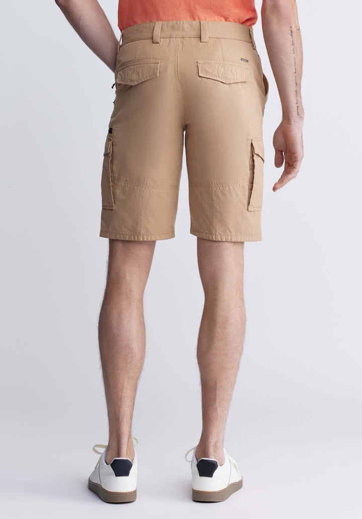 Translation missing: en.Buffalo David Bitton Cargo Shorts Men's 32W Tan Hiero Relaxed Fit 11.5"