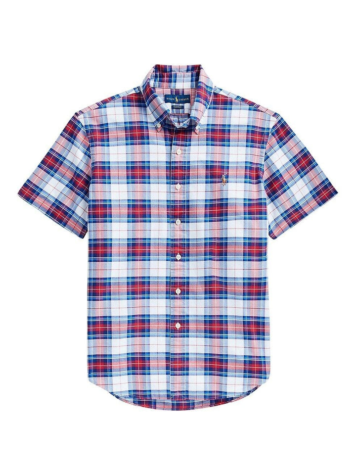 Translation missing: en.Polo Ralph Lauren Men's Classic-Fit Short-Sleeve Plaid Oxford Sport Shirt-Small