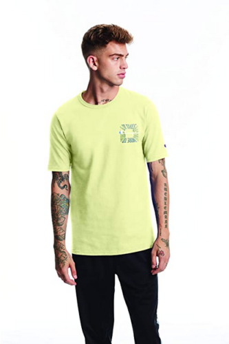 Translation missing: en.Champion Men's Life Heritage Tee It Takes A Little More To Make Lemon Glacier XL