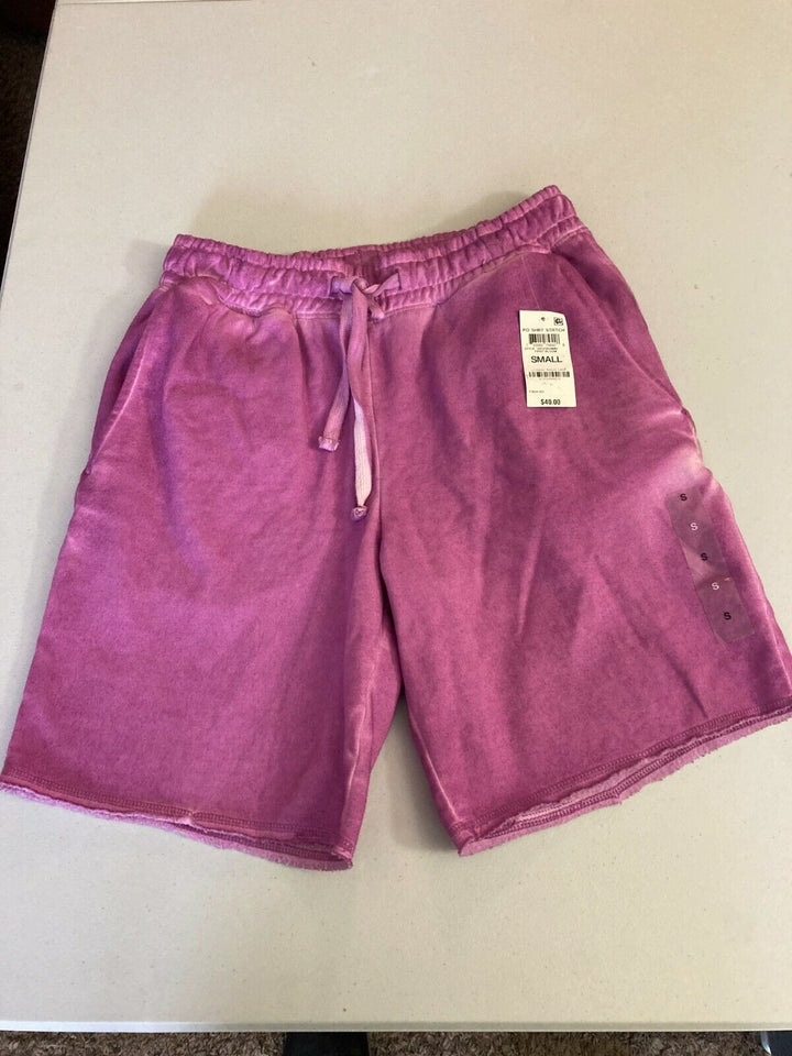 Translation missing: en.Sun + Stone Men's Regular-Fit Garment-Dyed 8" Fleece Shorts in First Bloom-Small