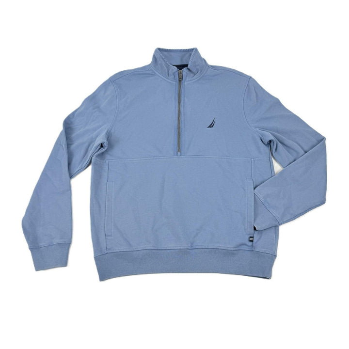 Translation missing: en.Nautica Men's Long Sleeve Half-Zip Sweatshirt Size Medium Blue Classic Fit