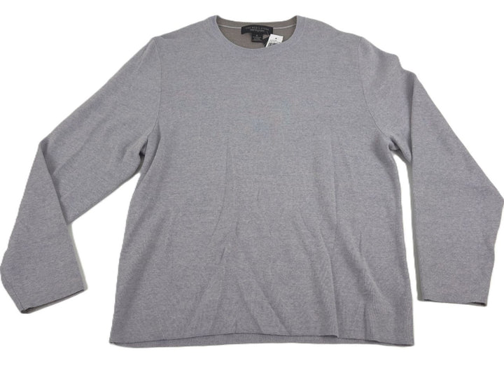 Translation missing: en.The Men's Store Merino Wool Blend Crew Neck Sweater Grey-XL