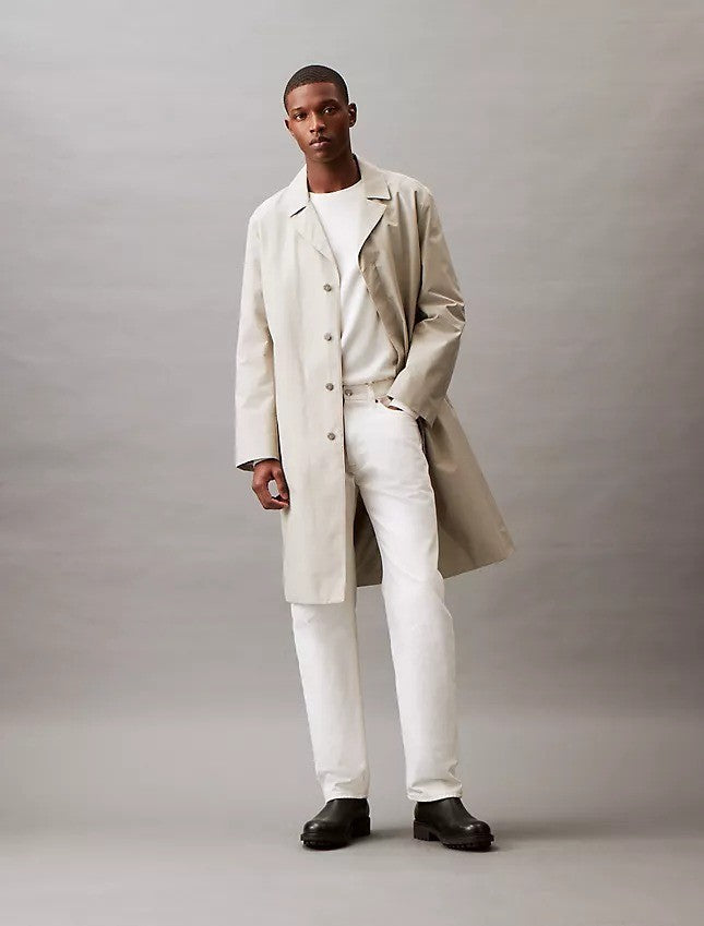 Translation missing: en.Calvin Klein Men's Classic Fit Button-Front Trench Coat - Abbey Stone-2XL