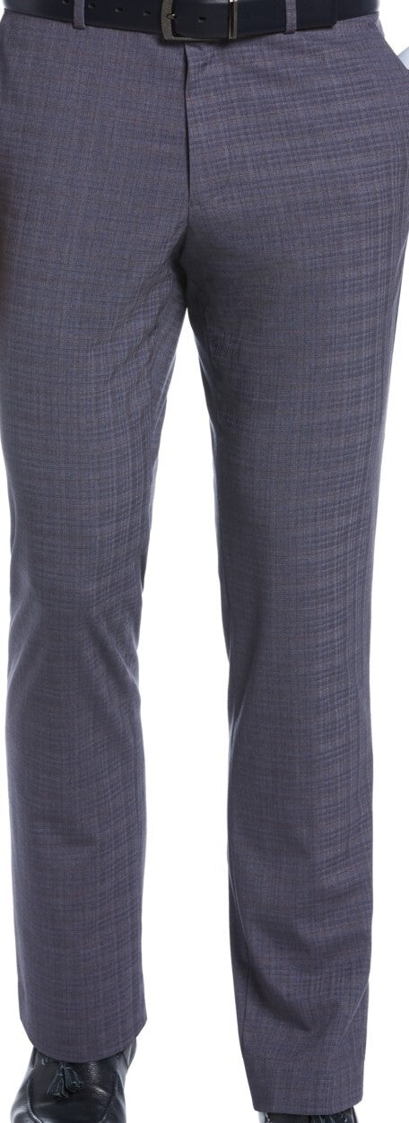 Translation missing: en.Perry Ellis Portfolio Mens Slim-Fit Flat Front Dress Pants Dusty Blue-36x30