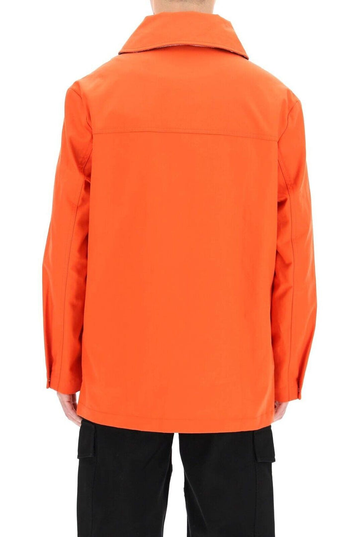 Translation missing: en.Kenzo Men's Mid Length Poppy Coat in Poppy Orange-Medium