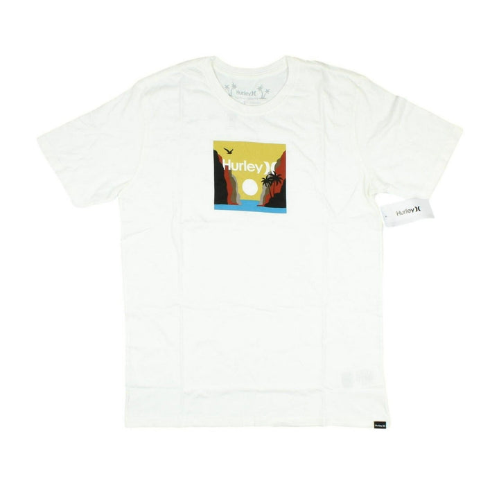 Translation missing: en.Hurley Mens Everyday Washed Lagoon and Only Tee in White-2XL