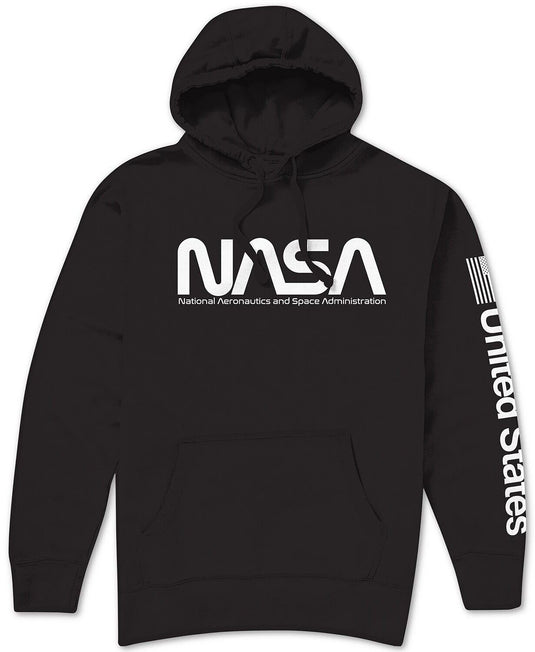 Translation missing: en.Hybrid NASA Logo Men's Hoodie Black-Small