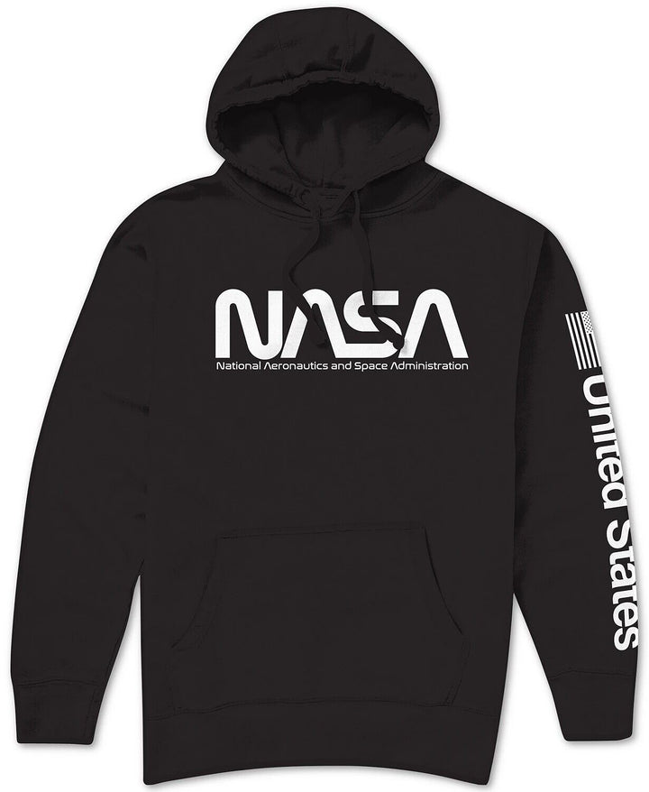 Translation missing: en.Hybrid NASA Logo Men's Hoodie Black-Small