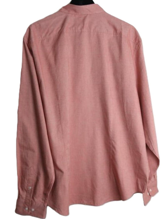 Translation missing: en.The Men's Store Regular Fit Cotton Flannel Shirt in Brick-Large