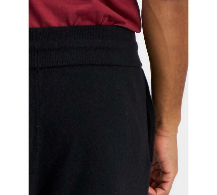 Translation missing: en.Hugo Boss Men's San Steero Relaxed Fit Cropped Drawstring Sweatpants Black-XL