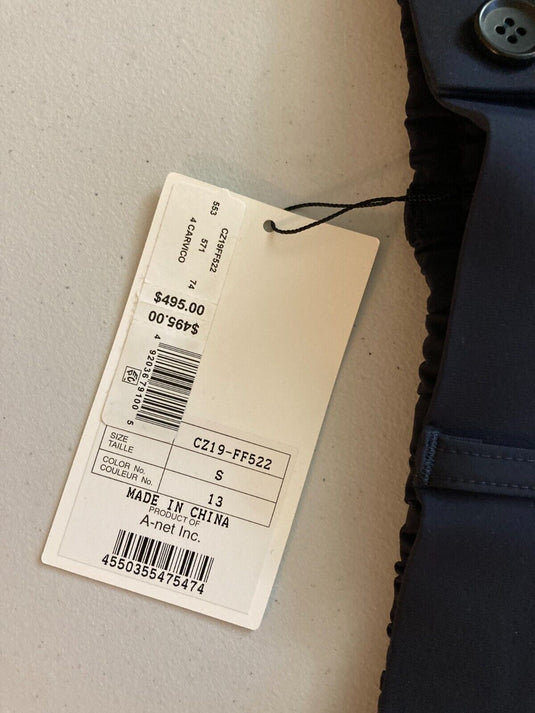 Translation missing: en.Zucca Men's 4 Carvico Cropped Pleated Trousers in Navy-Small