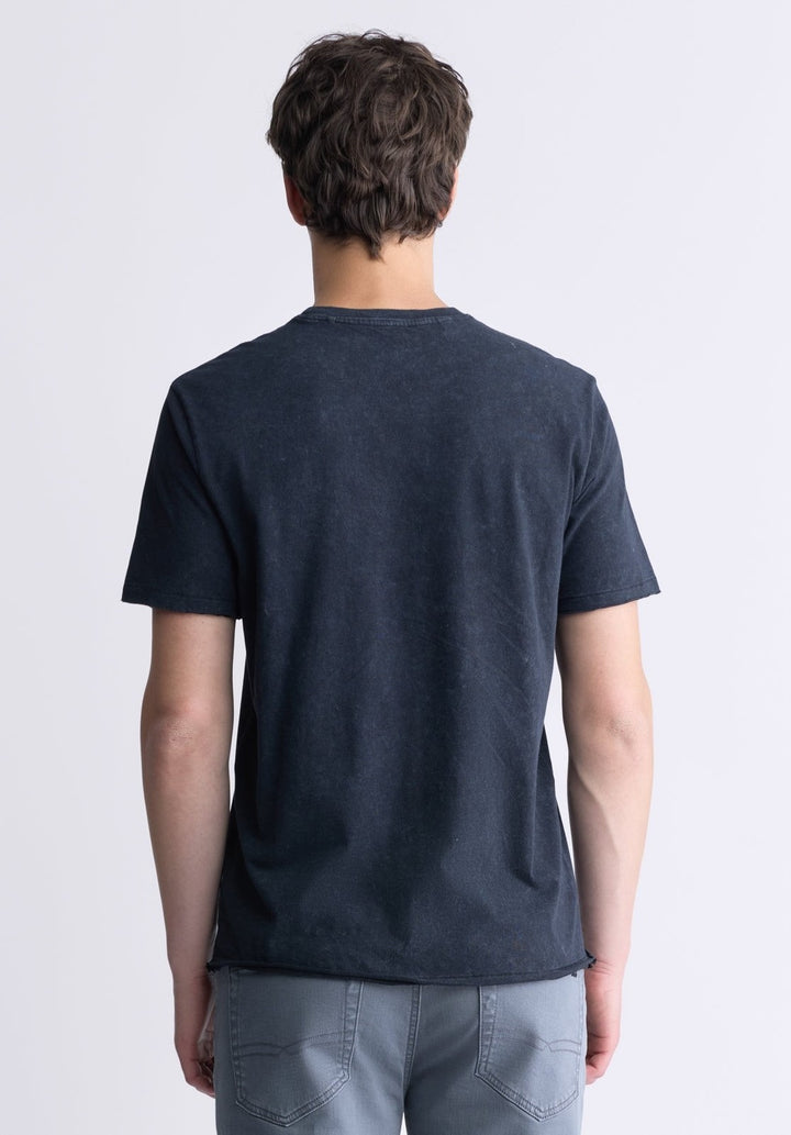 Translation missing: en.Buffalo David Men's Tizro Southbound Graphic Cotton T-Shirt - Black-Medium