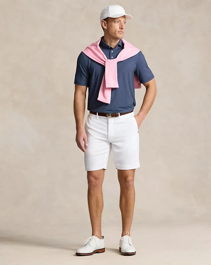 Translation missing: en.Ralph Lauren RLX Men's 9-Inch Tailored Fit Performance Golf Shorts White-38