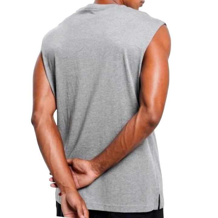 Translation missing: en.PUMA Essentials Sleeveless Tee Medium Gray Heather Size Small Cotton Blend