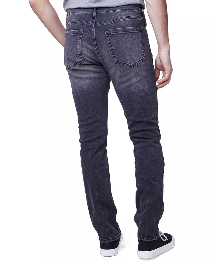 Translation missing: en.Lazer Men's Skinny Fit Stretch Distressed Jeans Winsor Washed Black- 30x30